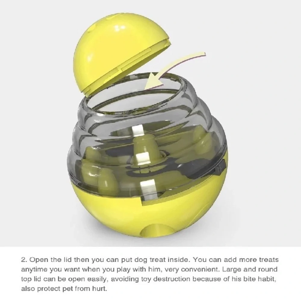 Tumbler Pet Toy Food Dispensing Ball
